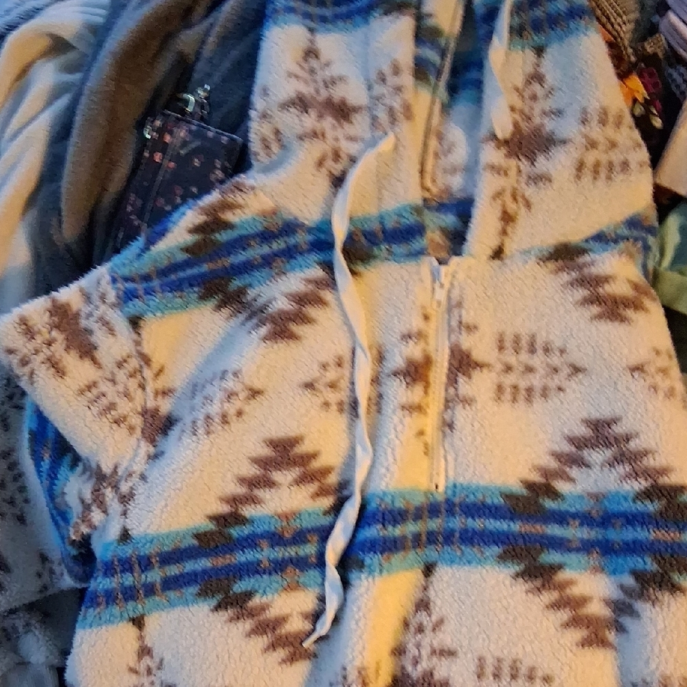 Cozy Fleece Aztec Vest
